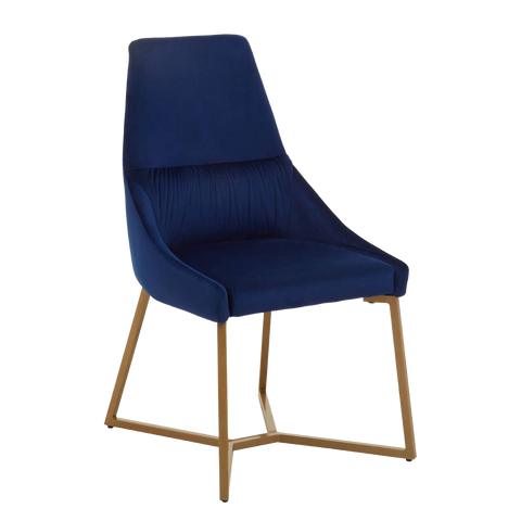 Vieste Midnight Velvet Dining Chair